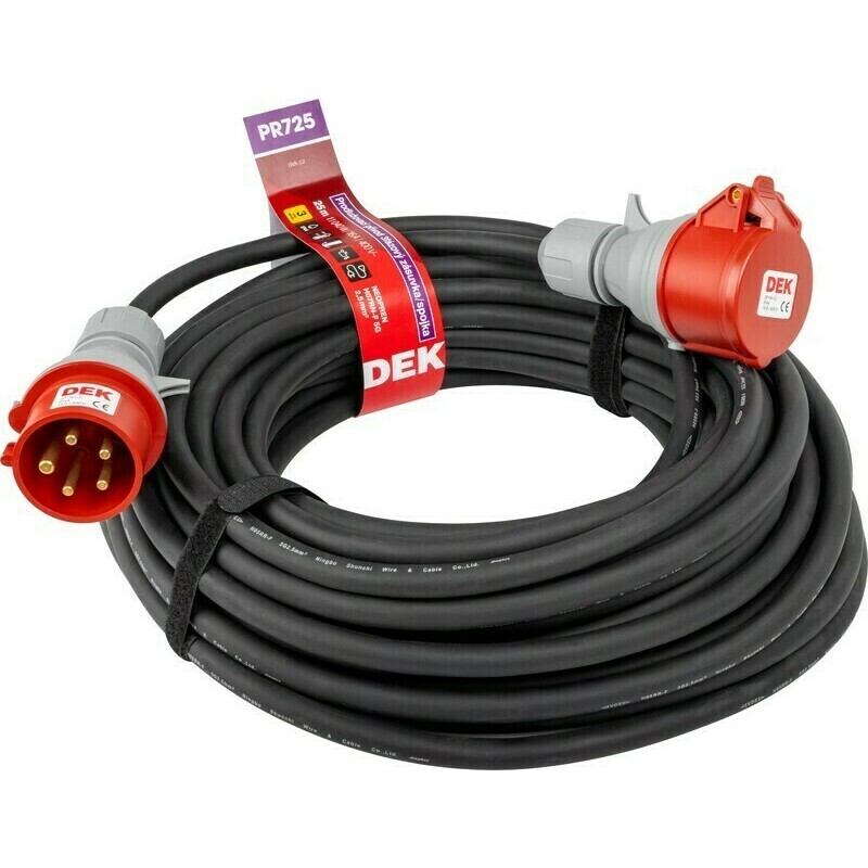 Kabel prodlužovací neoprenový spojka DEK PR725 25 m 2,5 mm2 IP 44