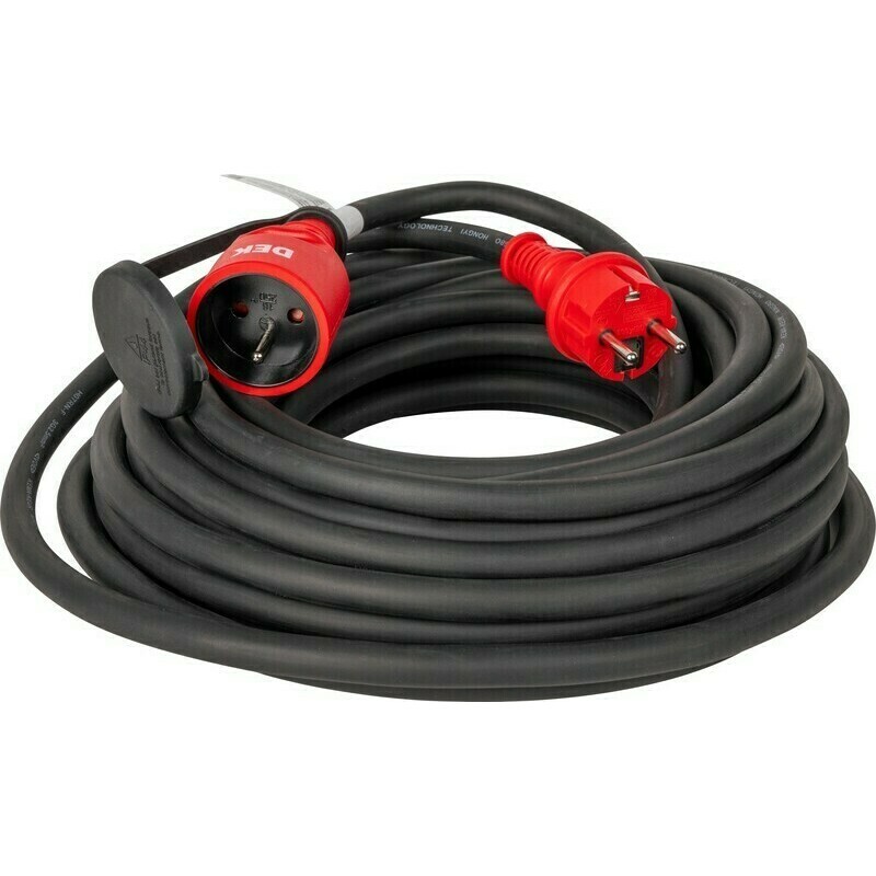 Kabel prodlužovací spojka DEK PR515 15 m 2,5 mm2 IP 44