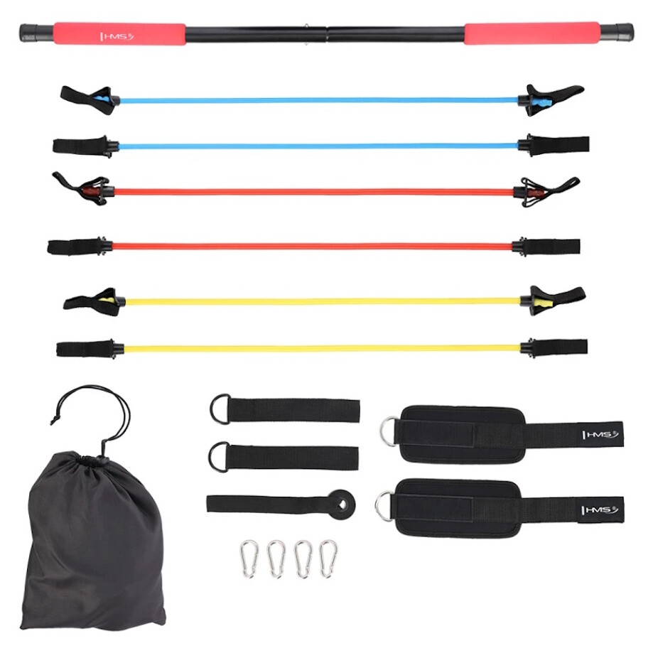 HMS DC31 Sestava s tyčí pro pilates, rozbalené