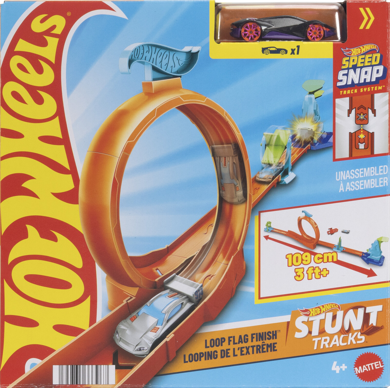 HW STUNT TRACKS DRÁHA S KASKADÉRSKÝMI PRVKY ASST