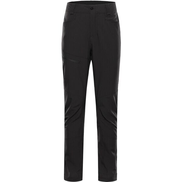 ALPINE PRO BUFAR Pánské outdoorové kalhoty, černá, velikost