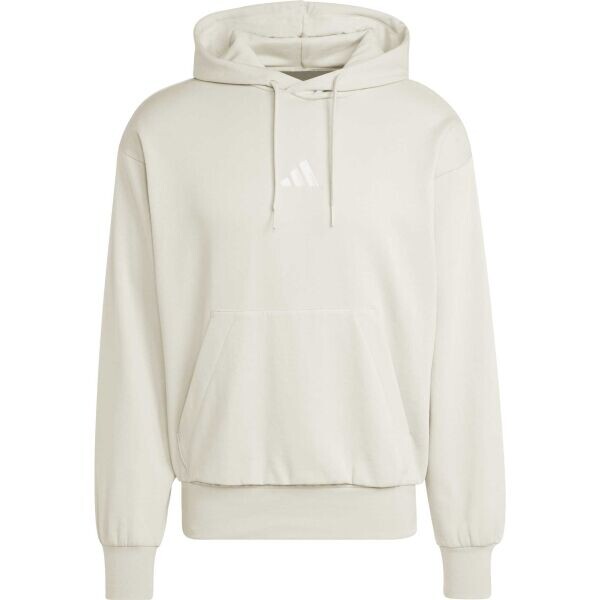 adidas M FEEL COZY HOODED Pánská mikina, béžová, velikost