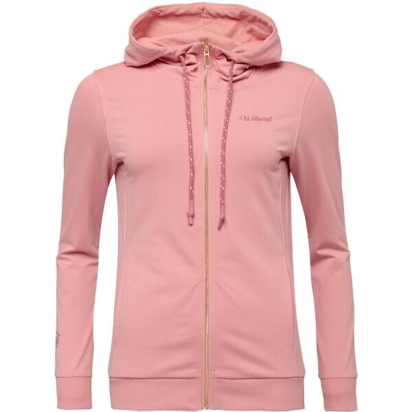 Willard ANISSA Dámská celorozepínací mikina, růžová, velikost XXL