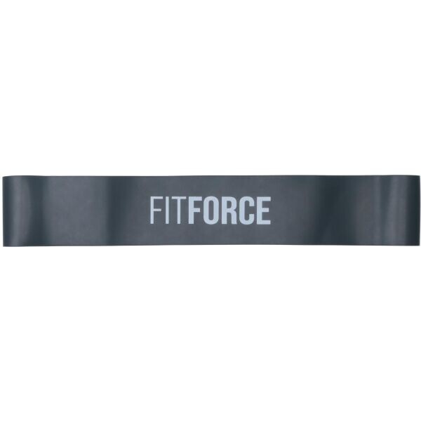 Fitforce EXELOOP HARD Posilovací guma, tmavě šedá, velikost