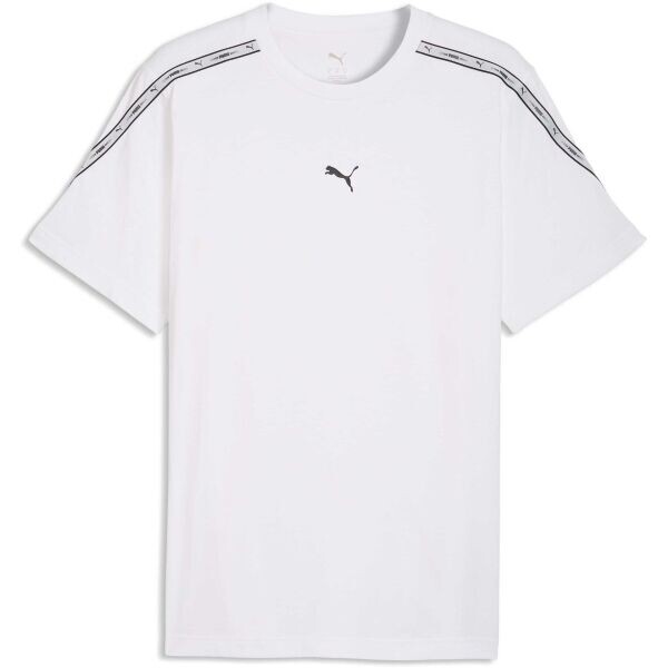 Puma ESSENTIALS TAPE TEE Pánské triko, bílá, velikost