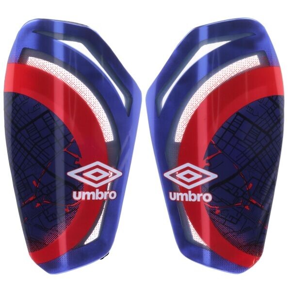 Umbro NEO PRO TECTA II GUARD W/SLEEVE Fotbalové chrániče, modrá, velikost