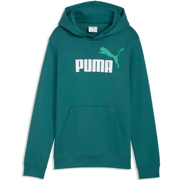 Puma ESSENTIALS 2 COLOR NO 1 LOGO HOODIE TR B Dětská mikina, zelená, velikost