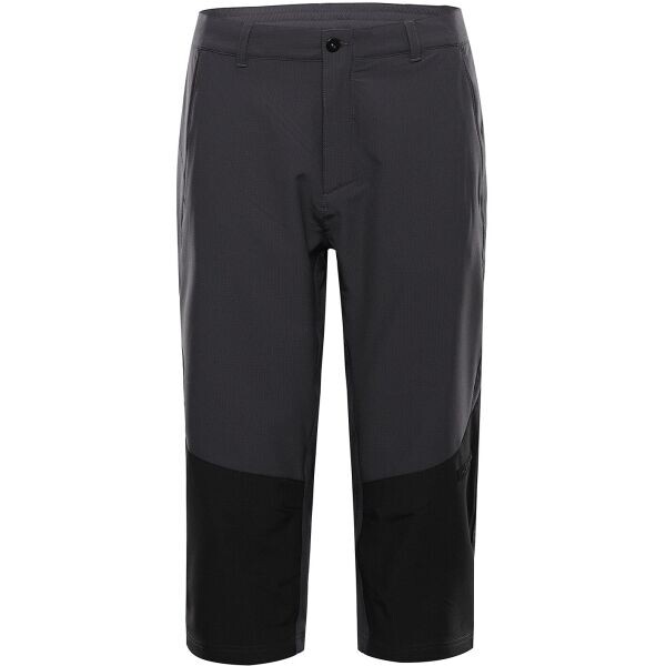 ALPINE PRO NIREM Pánské 3/4 kalhoty, tmavě šedá, velikost