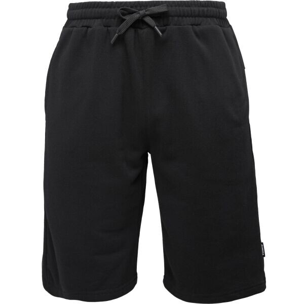 Willard BRUNYTO Pohodlné pánské úpletové šortky, černá, velikost