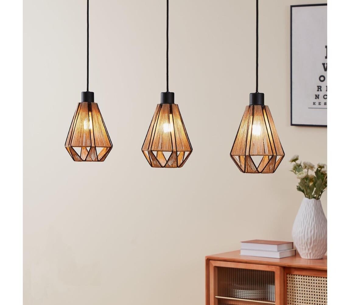 Eglo 43777 - Lustr na lanku ADWICKLE 3xE27/40W/230V 43777