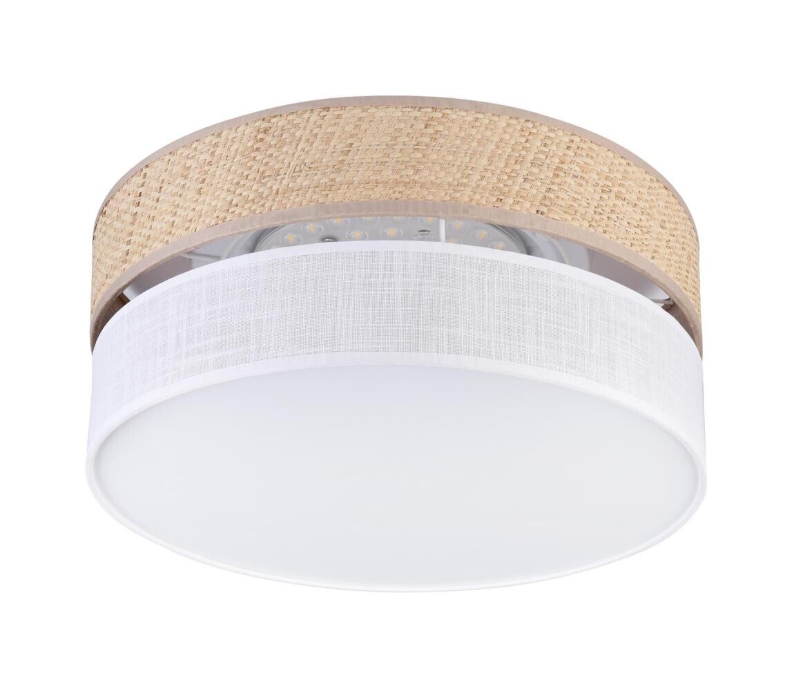 LED Stropní svítidlo SIRJA BOHO LED/20W/230V pr. 35 cm béžová/bílá LM-1.295/LED20/BIAŁY