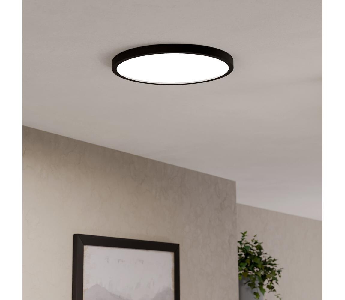 Eglo 901725 -LED RGBW Stm. kou. st. sv. FUEVA-Z LED/17,5W/230V 39,9cm IP44 černá 901725