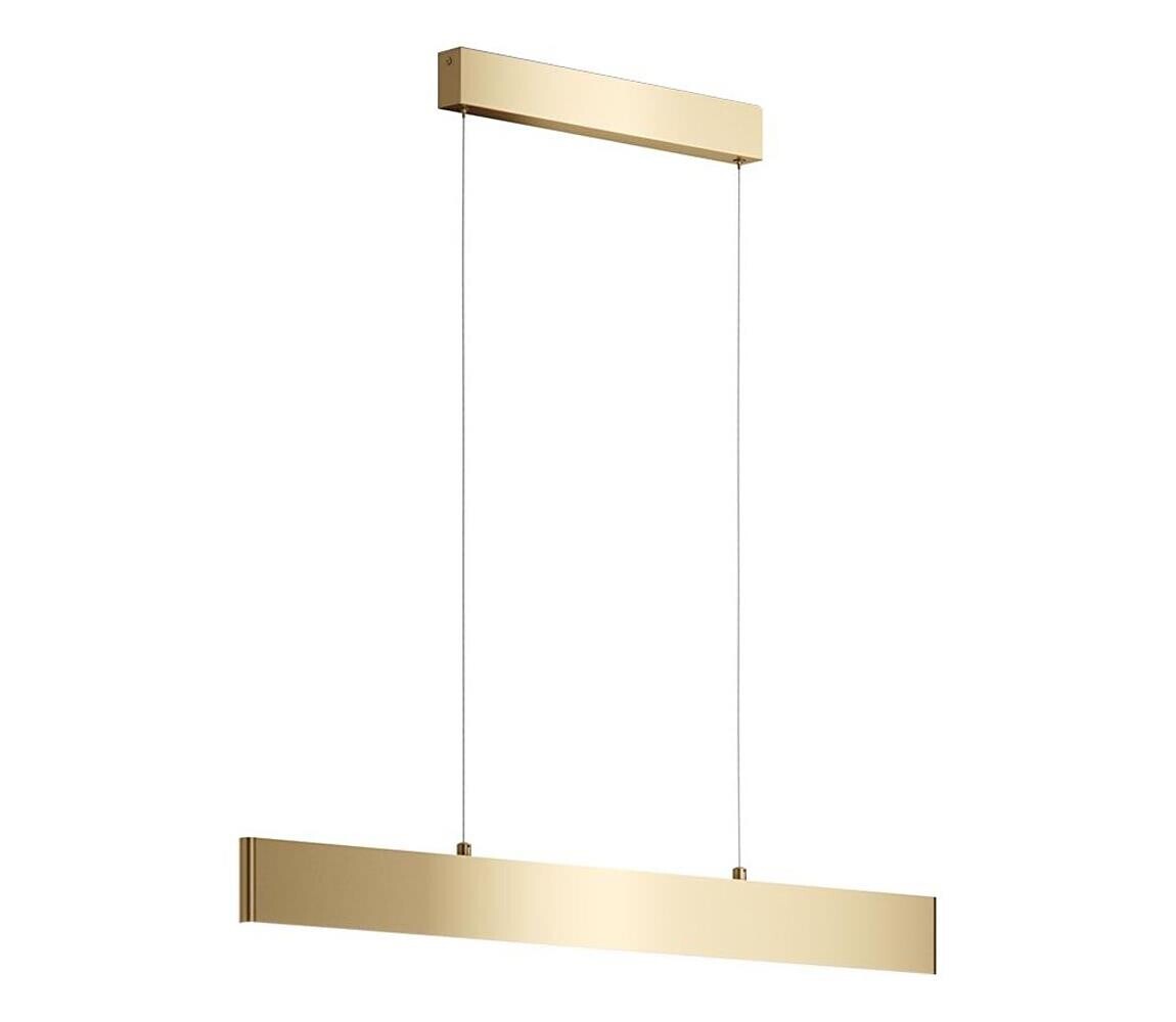 Maytoni P010PL-L23G3K - LED Lustr na lanku STEP LED/23W/230V 3000K 91 cm zlatá P010PL-L23G3K