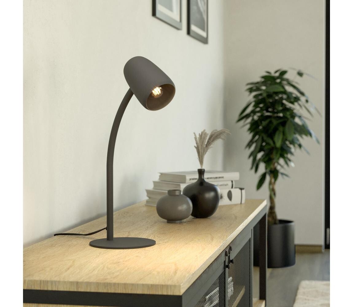 Eglo 901828 - Stolní lampa CARLO 1xE14/18W/230V černá 901828