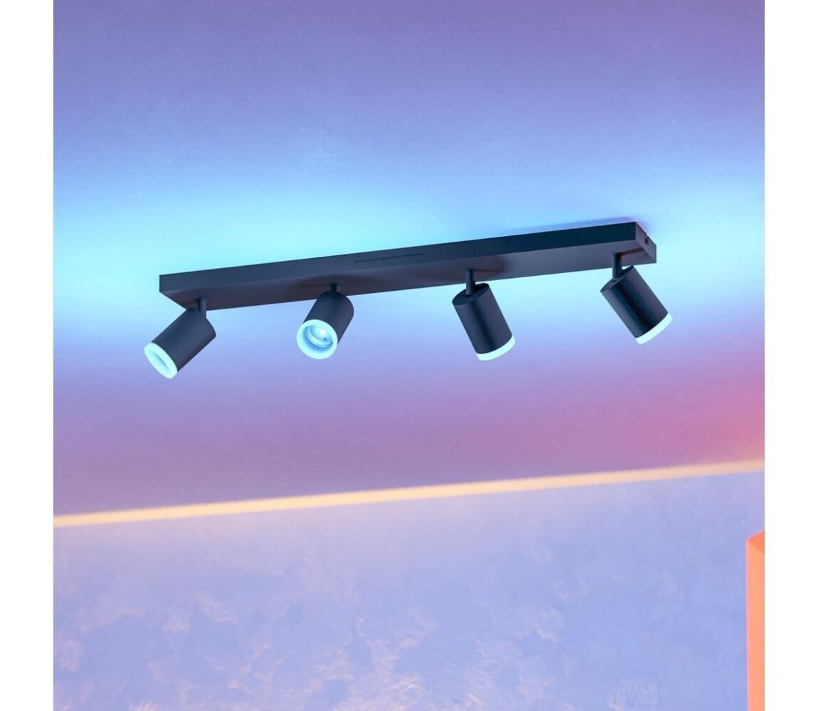 Eglo 901942 - LED RGBW Stm. bodové svítidlo MELITELLO-Z 4xLED/3,7W/230V černá 901942