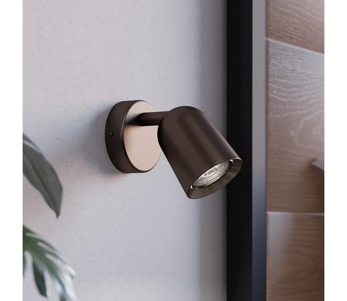 Eglo 901948 - Nástěnné bodové svítidlo CAMALDOLI 1xGU10/5W/230V bronzová 901948