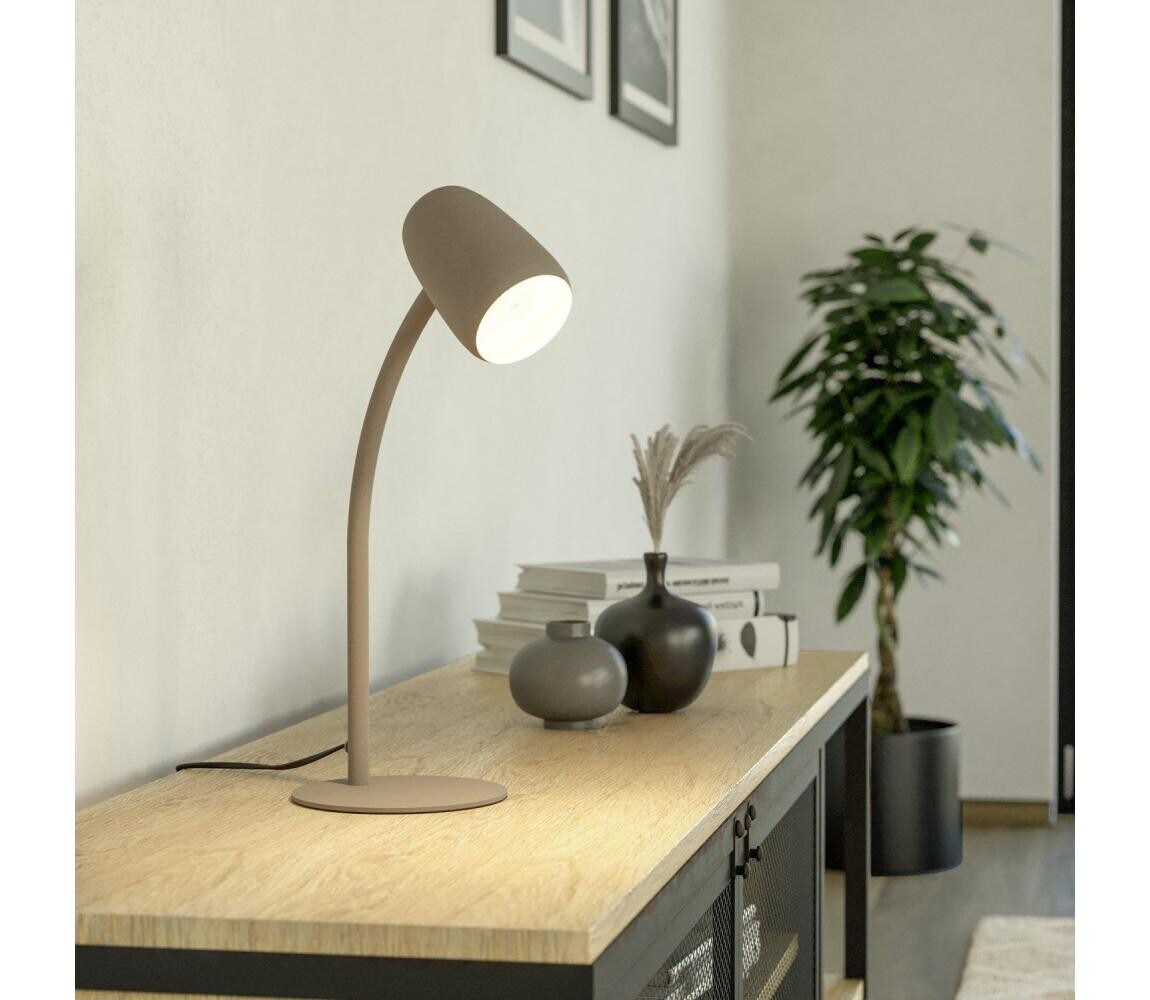 Eglo 901829 - Stolní lampa CARLO 1xE14/18W/230V krémová 901829