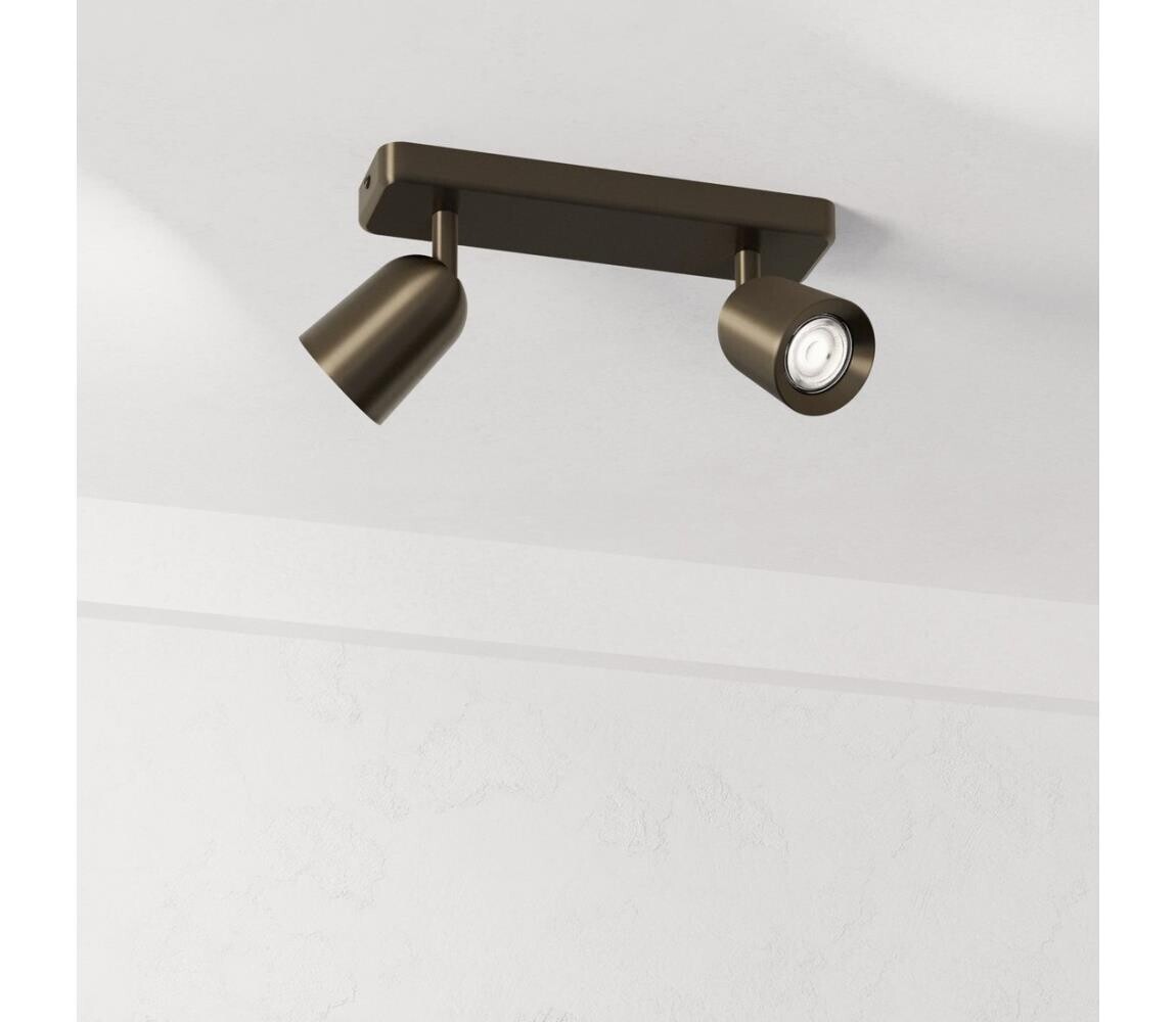 Eglo 901949 - Bodové svítidlo CAMALDOLI 2xGU10/10W/230V bronzová 901949