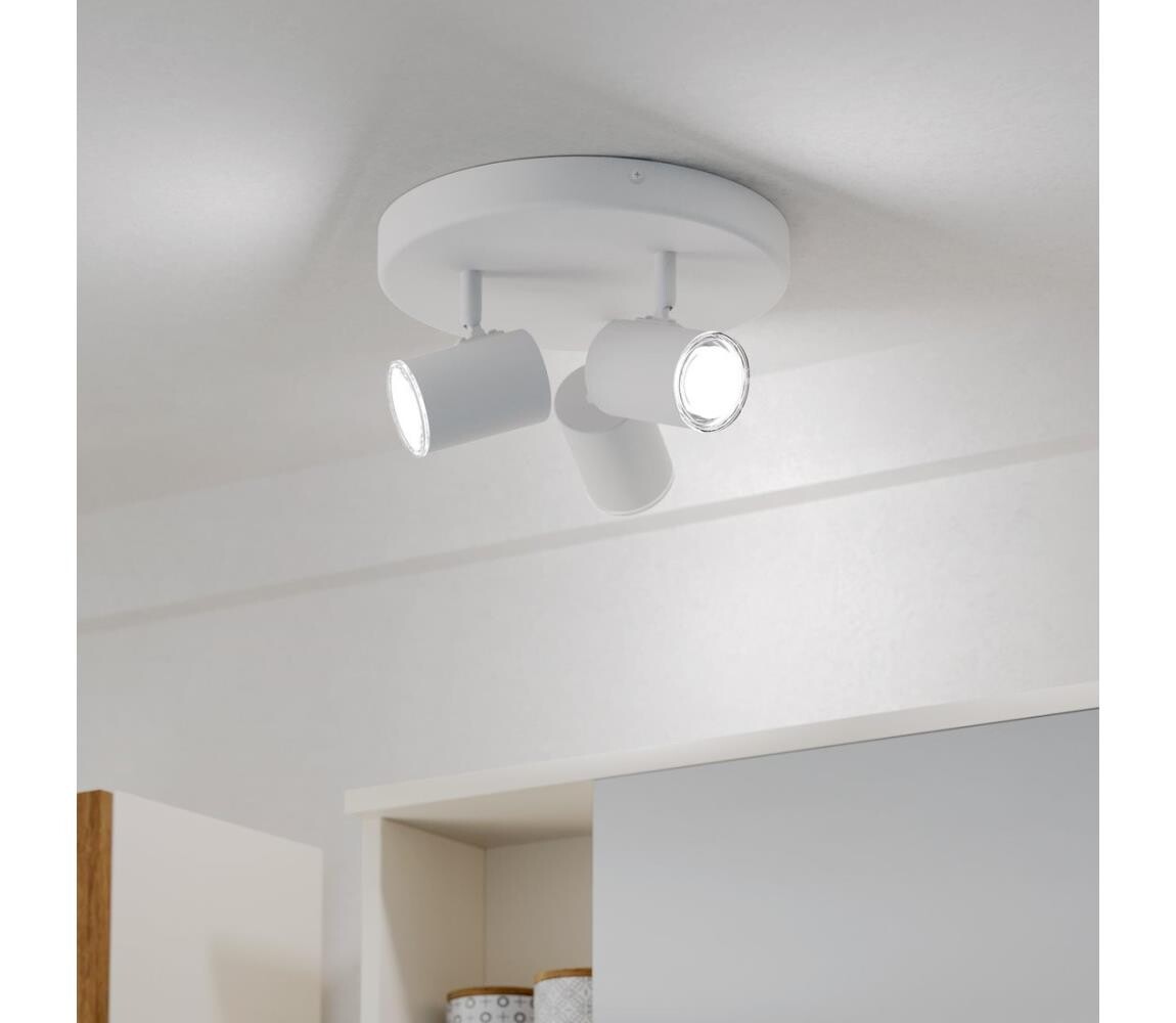 Eglo 901962 - Koupelnové bodové svítidlo CONSUMA 3xGU10/5W/230V IP44 bílá 901962