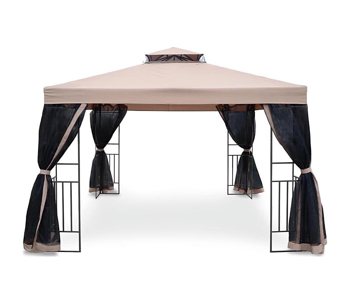 Fieldmann - Zahradní altán 3x3 m béžová/černá 50004753