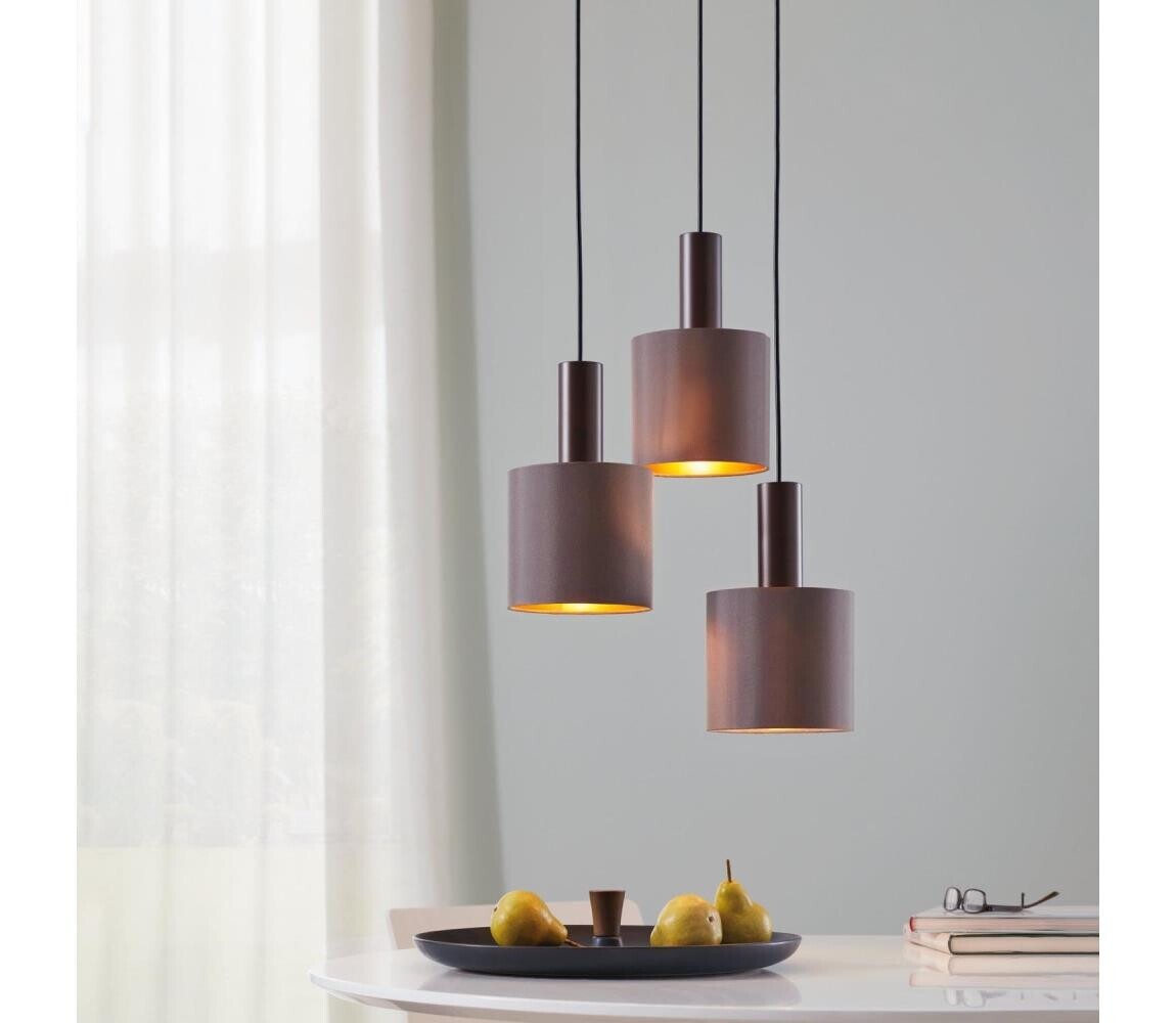 Eglo 97684 - Lustr na lanku CONCESSA 1 3xE27/60W/230V 97684