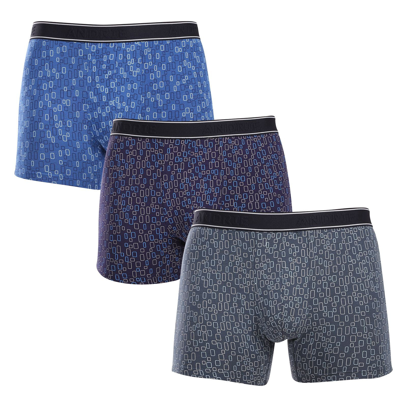 3PACK pánské boxerky Andrie vícebarevné (PS 5634) 3XL, trenky / trenýrky