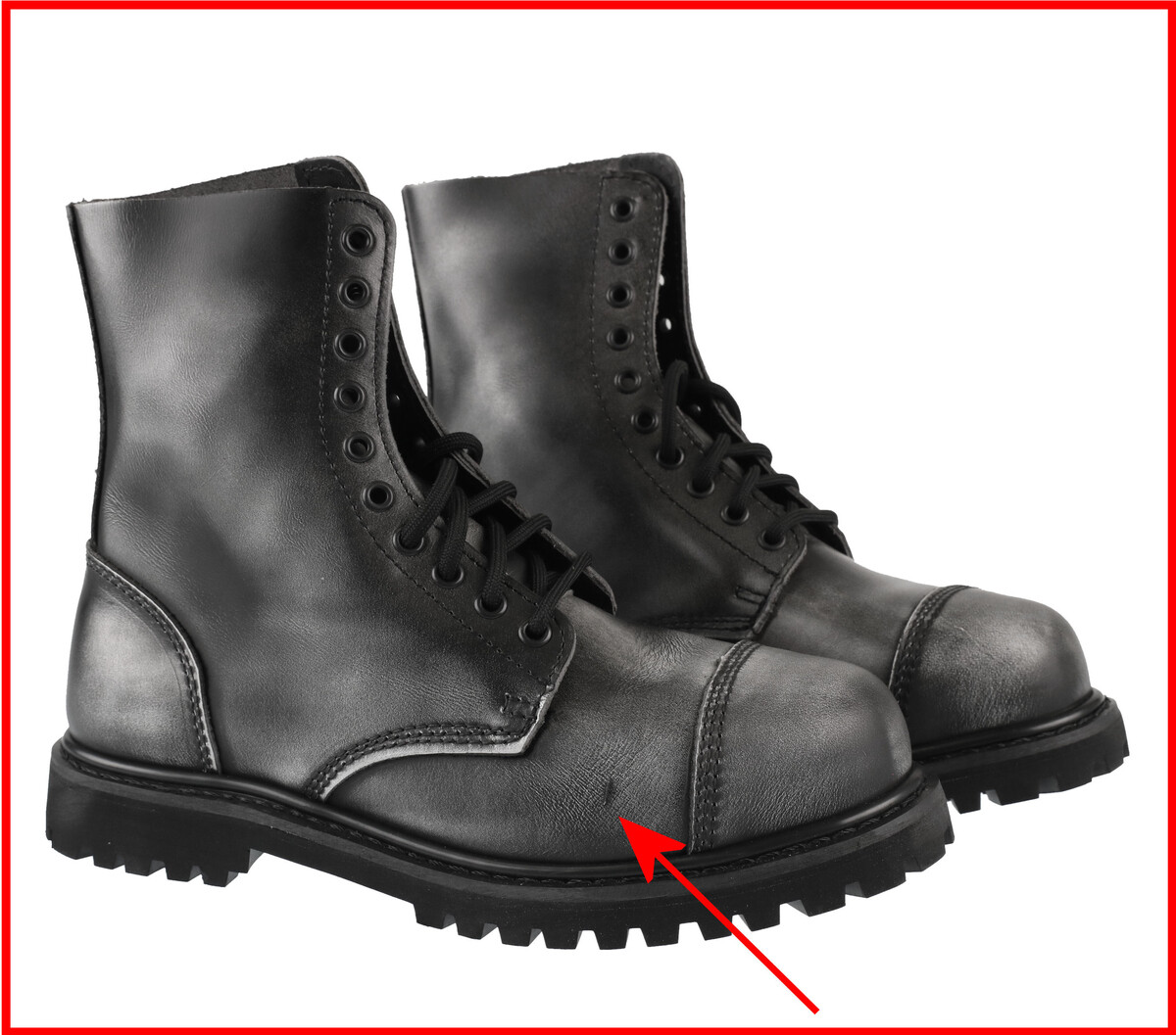 boty BRANDIT - 10 dírkové - Rub Off Phantom - POŠKOZENÉ 41