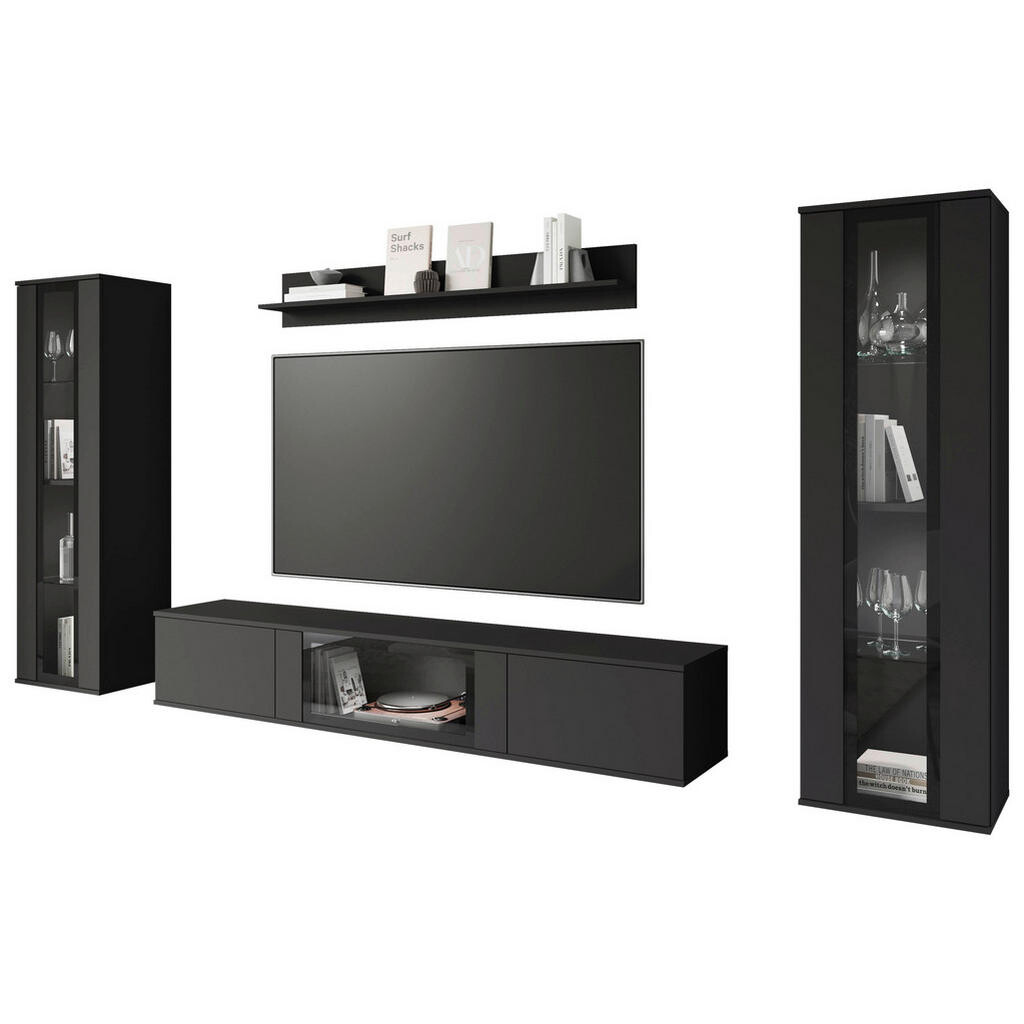 Livetastic OBÝVACÍ STĚNA, černá