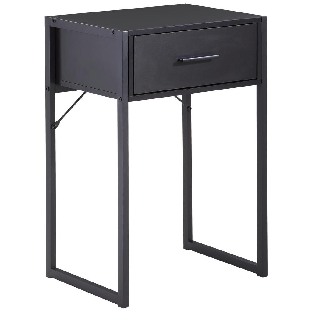 Livetastic NOČNÍ STOLEK, černá, 41/60/30 cm
