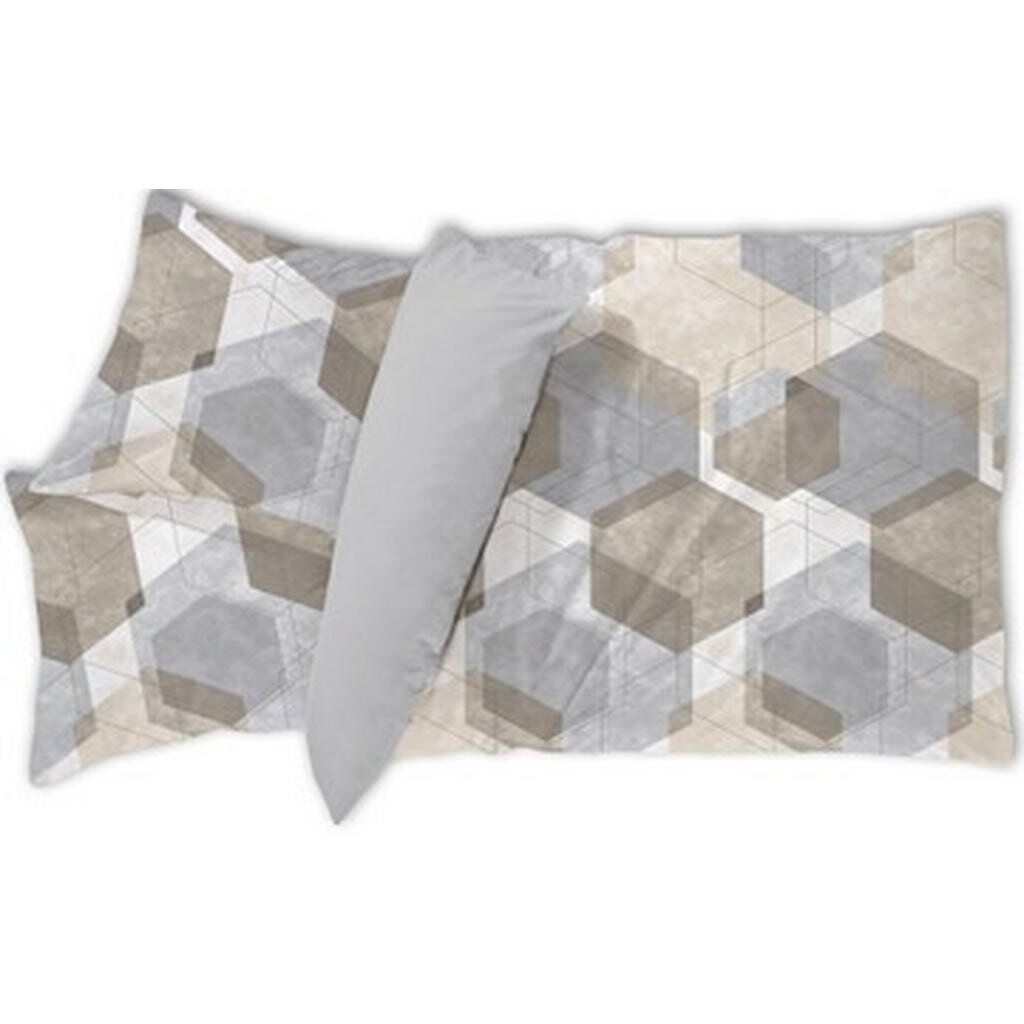 Novel OBOUSTRANNÉ POVLEČENÍ, satén, šedá, 200/200 cm