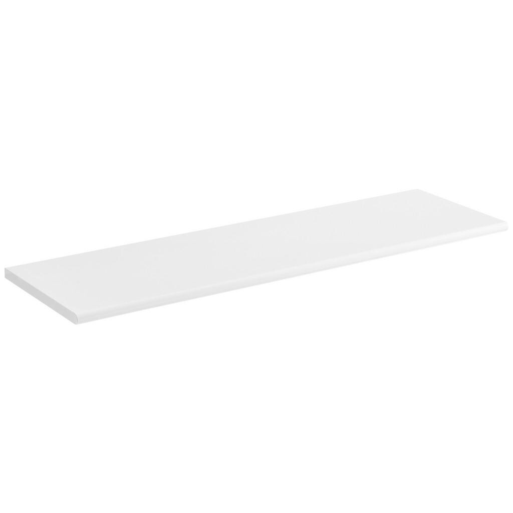 Xora NÁSTĚNNÁ POLICE, vysoce lesklá bílá, 90/1,8/28 cm