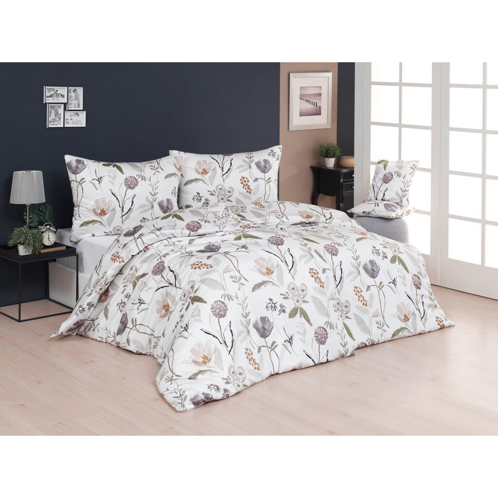 Matejovsky POVLEČENÍ, renforcé, hnědá, bílá, béžová, 140/200 cm