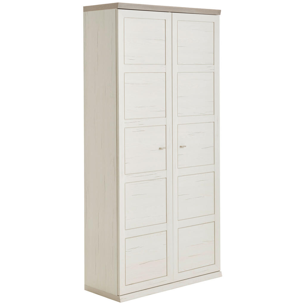 Hom`in SKŘÍŇ NA ŠANONY, šedá, bílá, 100,8/209,2/43 cm