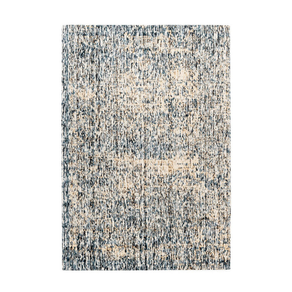 Kayoom KOBEREC TKANÝ NA PLOCHO, 120/170 cm modrá, béžová