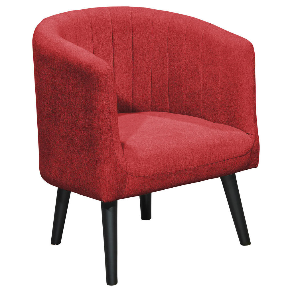 Livetastic KOKTEJLOVÉ KŘESLO, textil, červená