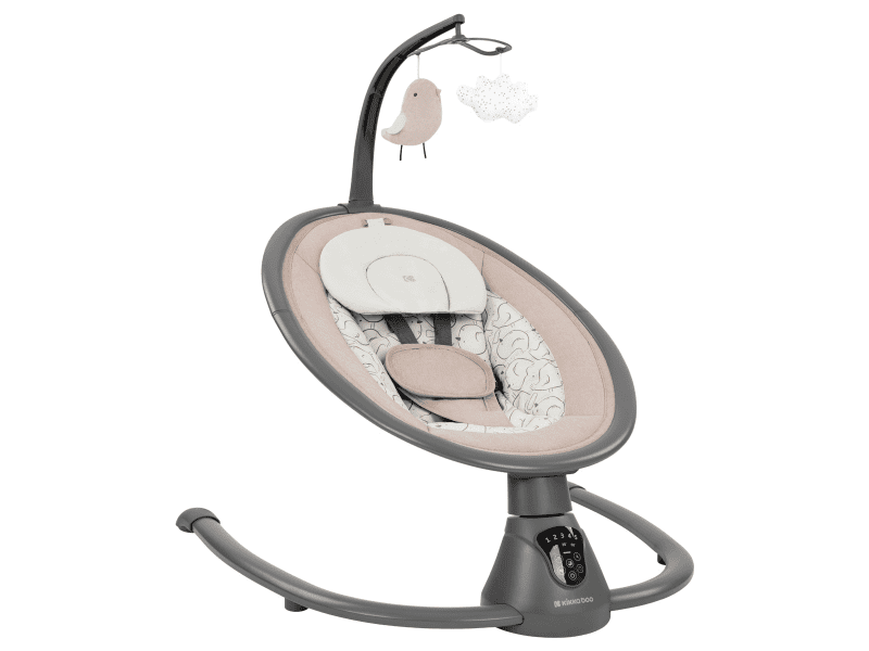 KikkaBoo Houpací lehátko elektrické Twiddle Beige