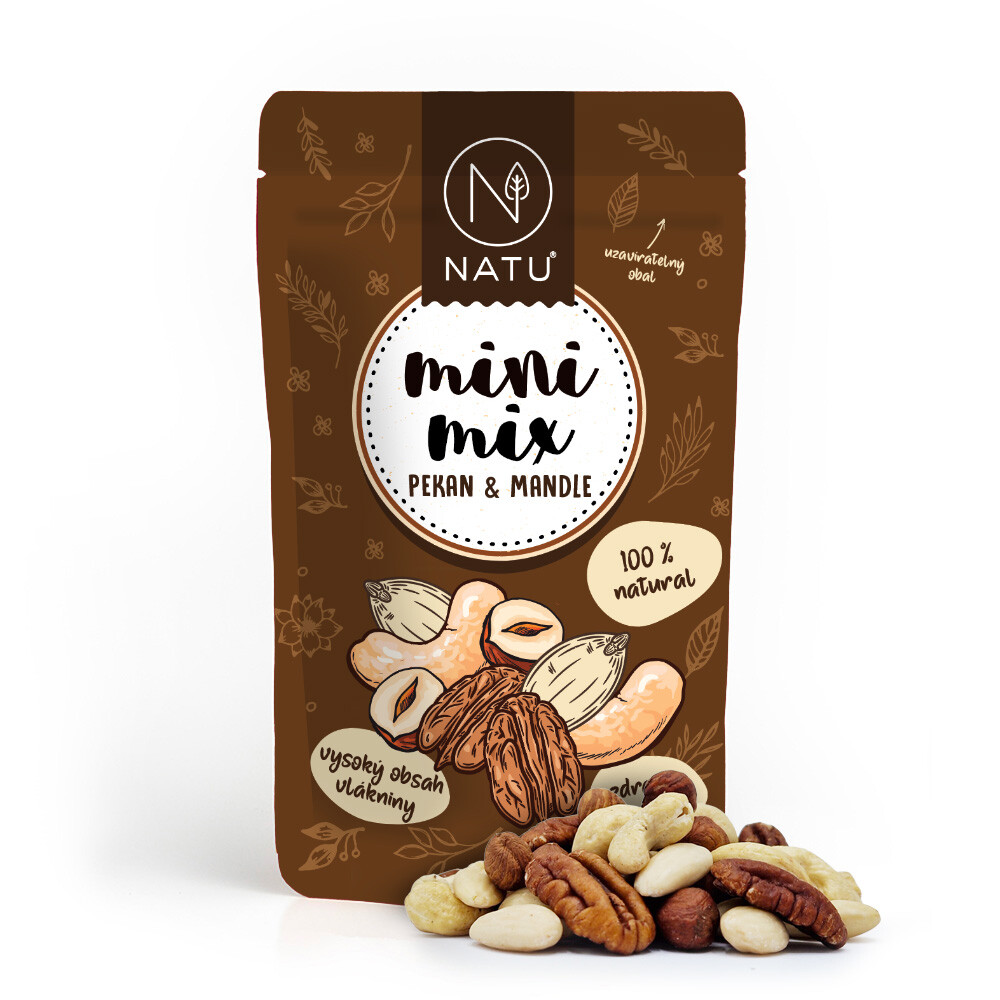 NATU Mini mix pekan a mandle 80g