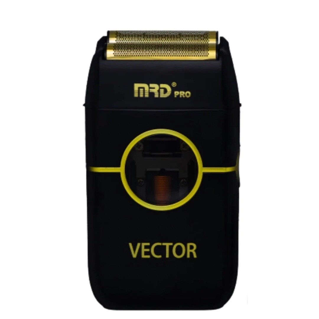MRD Pro Vector Foil Shaver ZB-999 - profesionální holicí strojek s vector motorem + Stlačený vzduch, 400 ml BLACK - černý