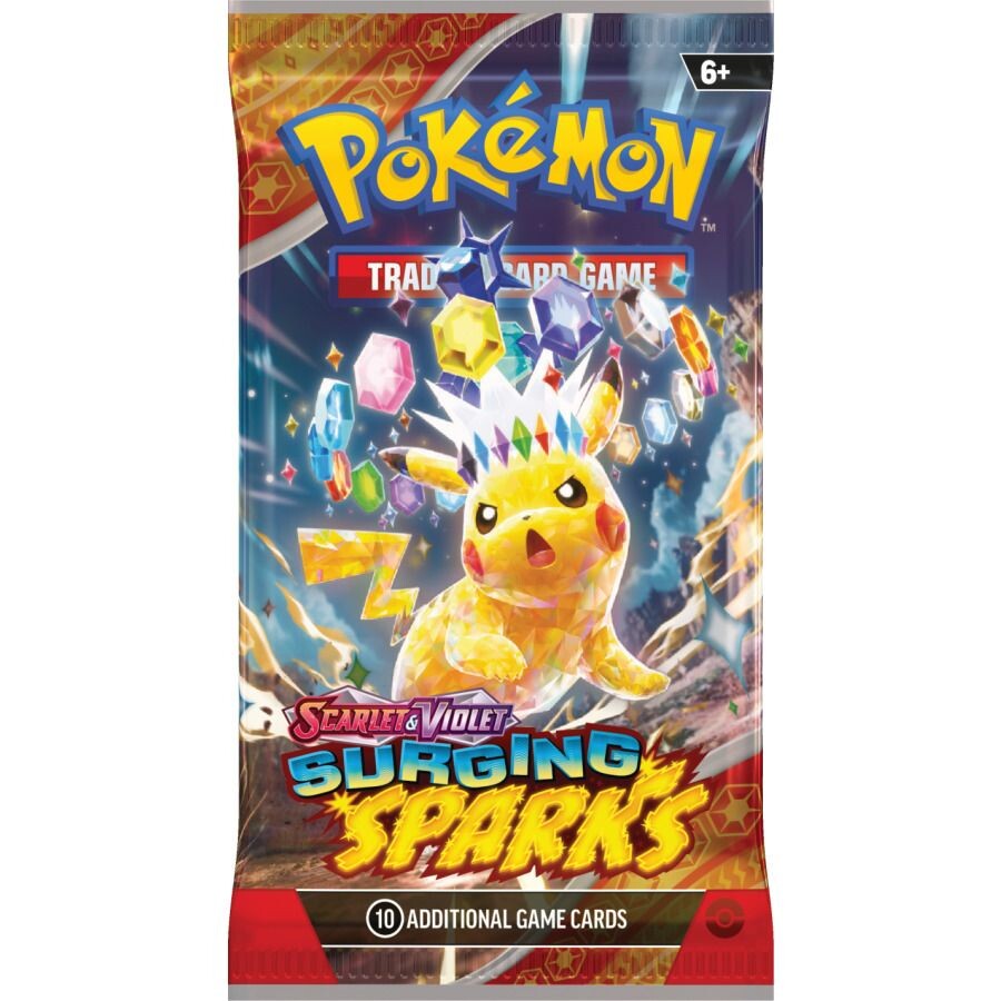ADC Blackfire Pokémon TCG: SV08 Surging Sparks - Booster