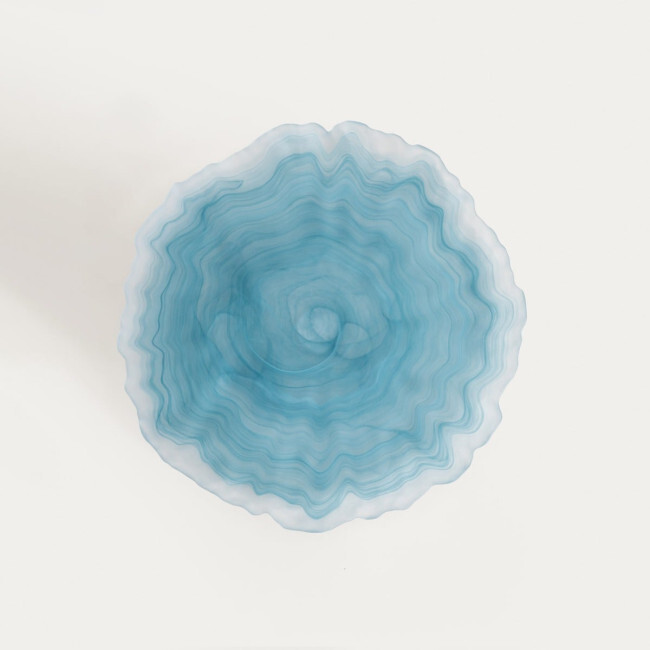 Dekorační talíř TURINA modrý 765643