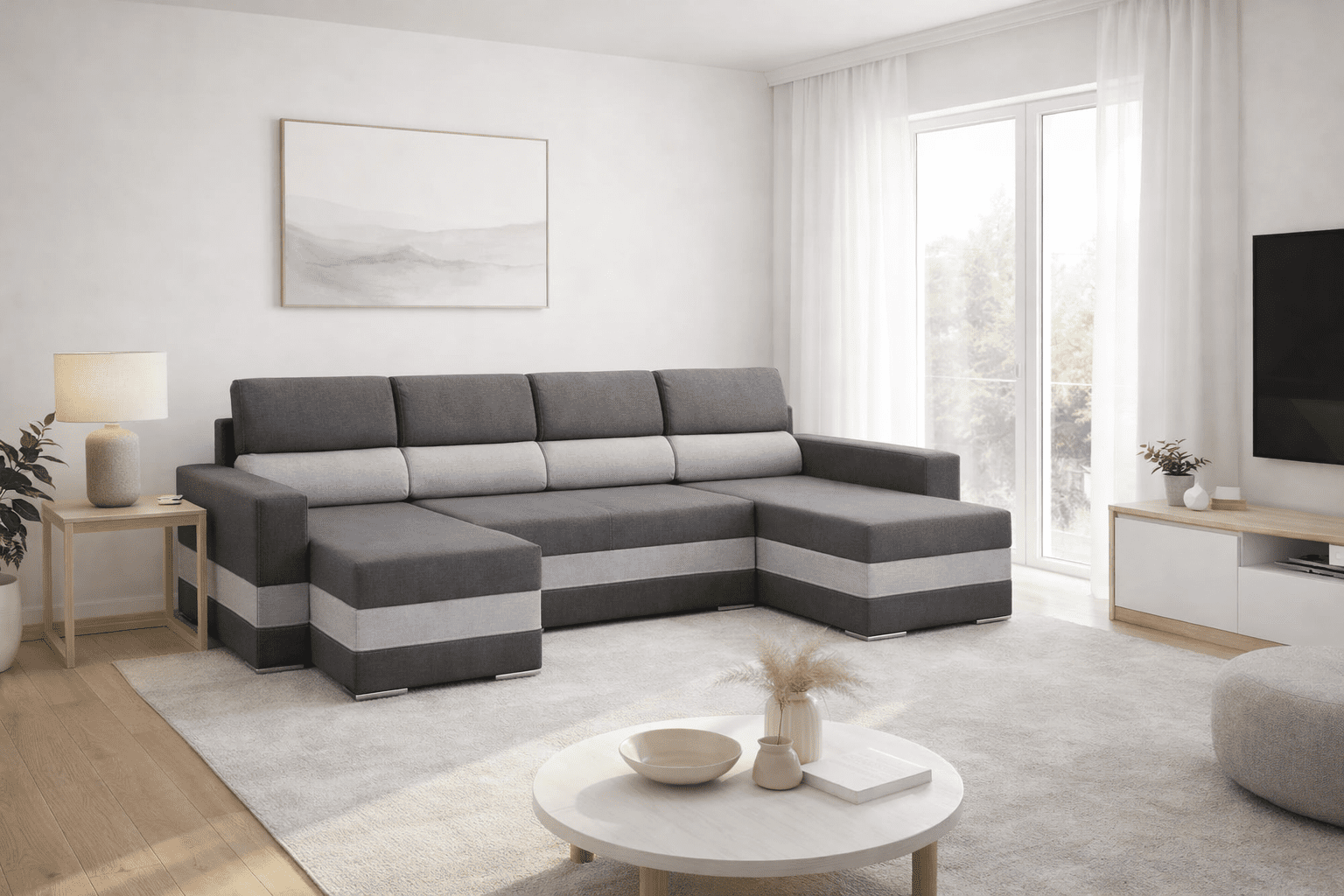 Sedací souprava Logan UNI Provedení: Symetrická, látka: Herbi 30 / Herbi 40