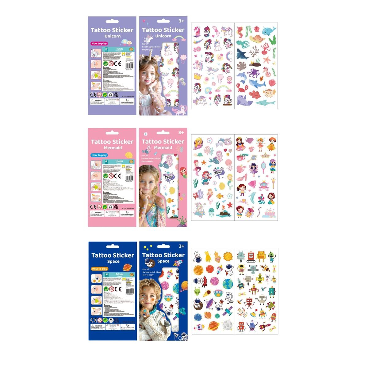 ARTO Tetování, více druhů