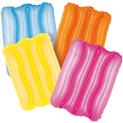 Polštář nafukovací 38x25x5 cm - Modrá