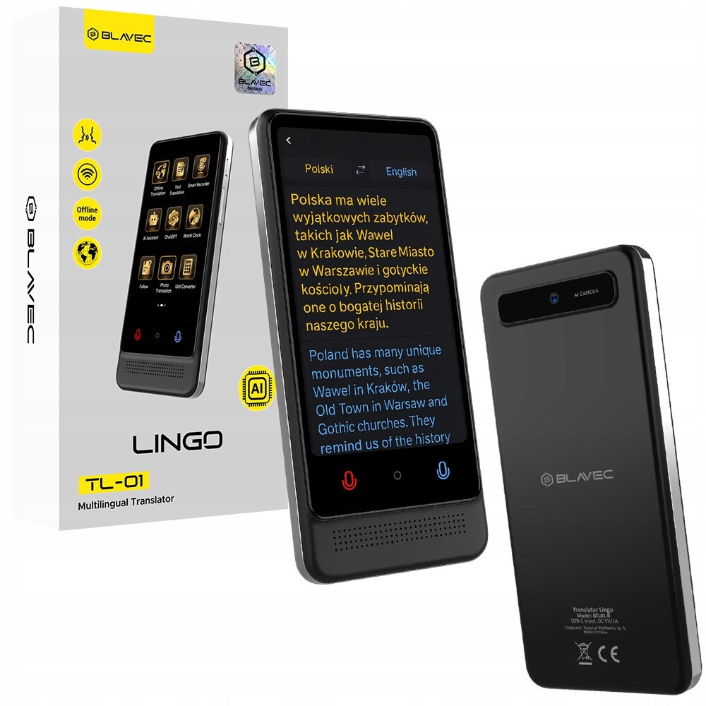 Elektronický překladač Ai bez internetu Překladač řeči Offline Polština