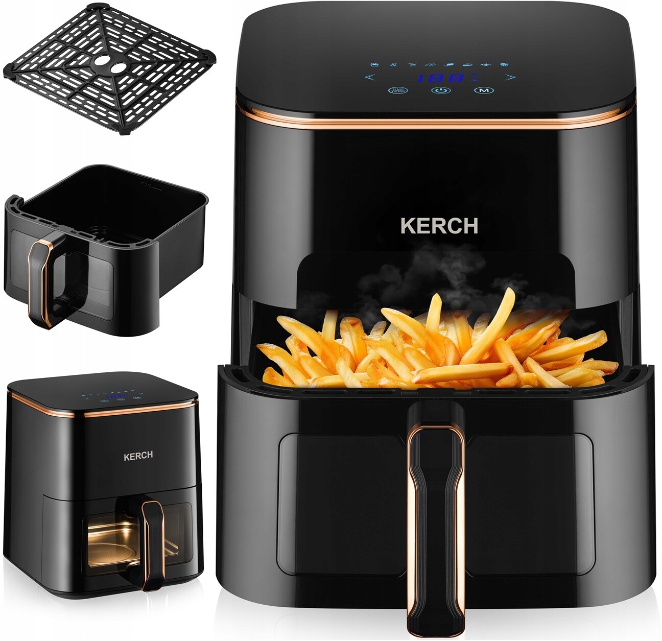 Beztuková fritéza Kerch Iconi/Gold 2500 W 5 l