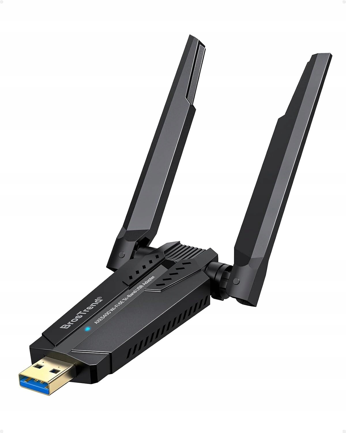 BrosTrend AXE5400 WiFi 6E Síťový adaptér pro Pc Usb Tri-Band 6GHz 2402Mbps