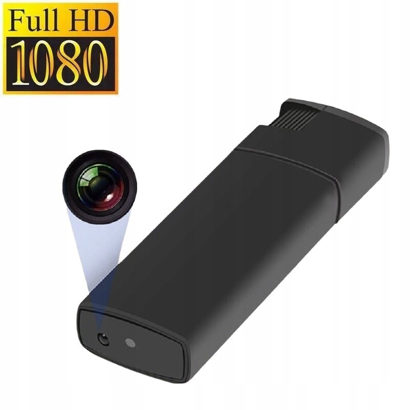 Skrytá Mini Špionážní Kamera Elektrický Zapalovač Full Hd Wifi