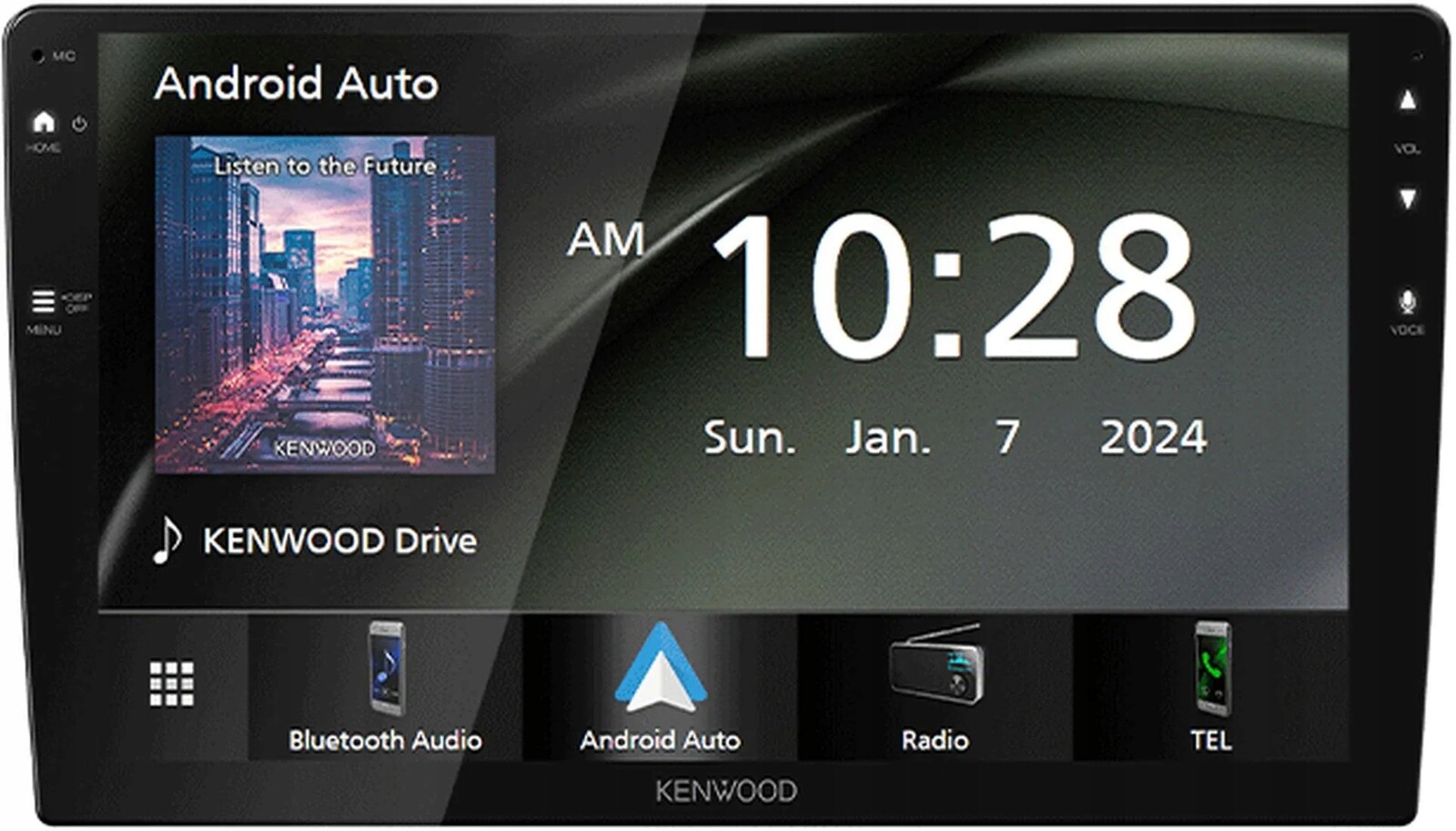 Autorádio Android Auto Apple CarPlay LCD 9' Wi-Fi Kenwood DMX-80AXS