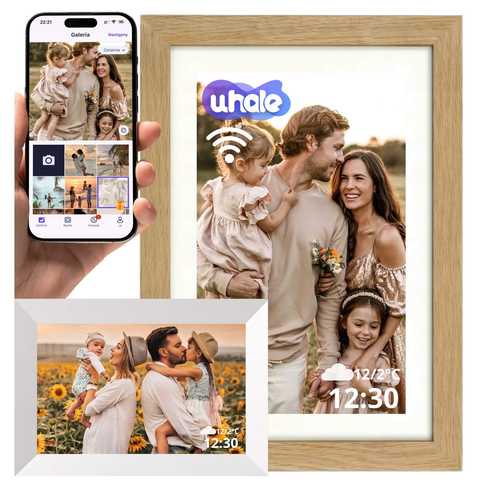 Rámeček Pro Dotykové Fotografie, Wifi Obrazovka 10,1