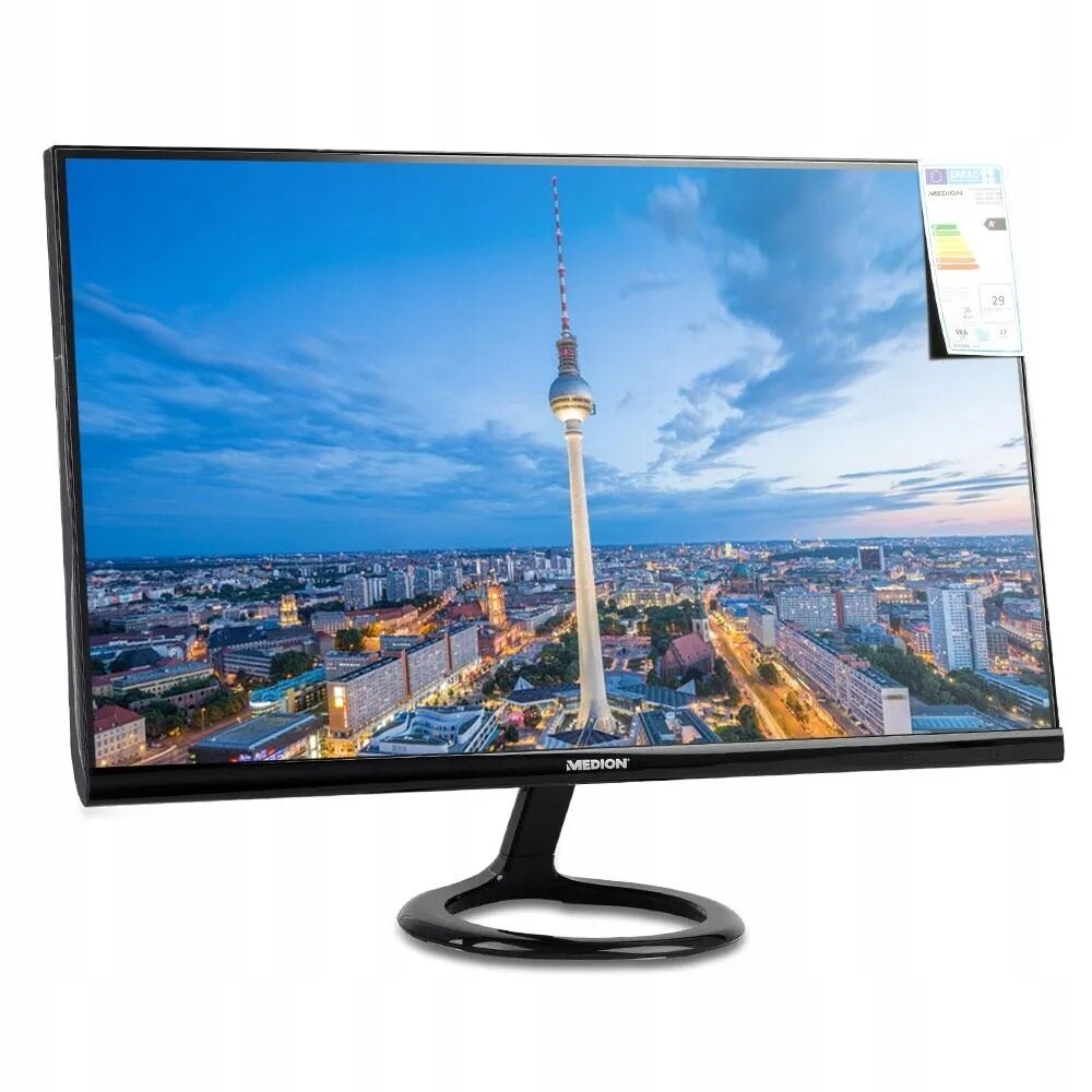 Monitor Do Kanceláře 27'' Černý Full Hd Vga Hdmi Reproduktory 2 x 3 W Rms